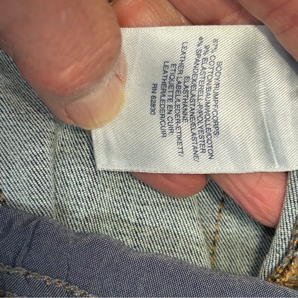 Lands End Denim Skinny Leg Jean Sz 14 Tall - Picture 8 of 11
